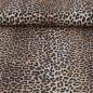 Preview: Baumwoll-Twill Leo beige schwarz